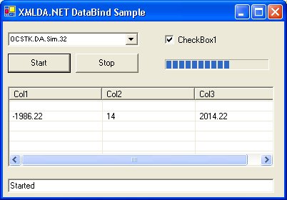 XMLDA.NET Sample client application